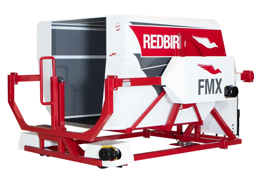 Apex Aviation Redbird FMX full-motion flight simulator